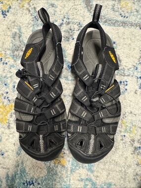 Keen Black and Gray Men's Closed-Toe Sport Sandals